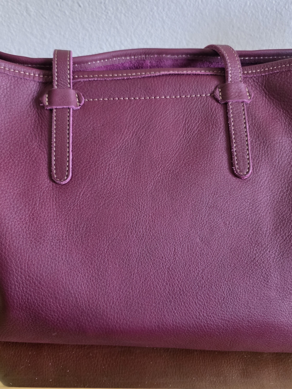 Consuela Plum Breezy Fringe Tote with Multicolor Accent - Picture 4 of 12